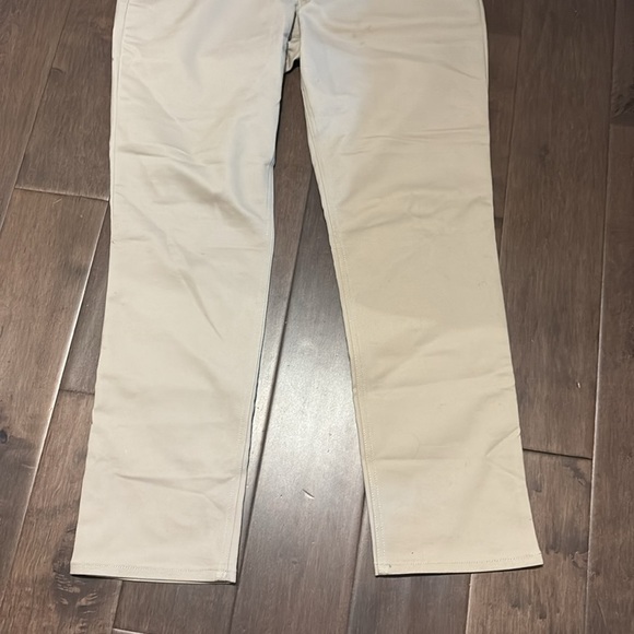 Men’s Calvin klein casual fit dress pants cream colour- 32x30 - Picture 3 of 7